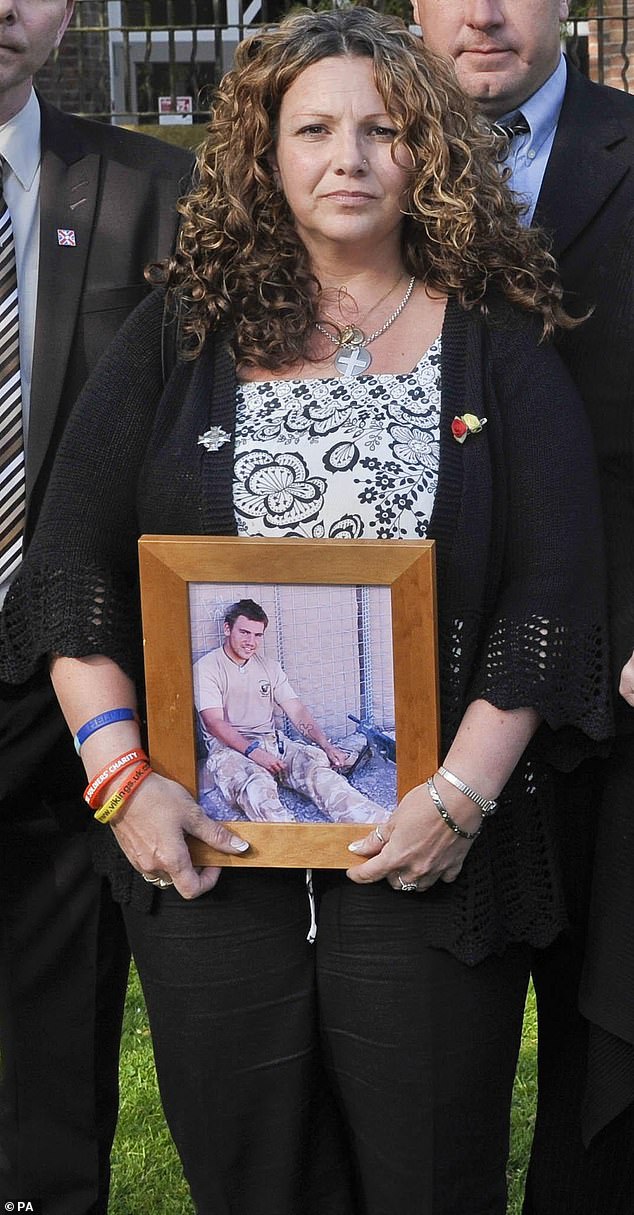 Ms McClure told the Mail: '[Trump] owes an apology to every servicemen who served through Nato. I think the guy is on a bit of an ego trip. He should definitely pull back from what he said. He should send out a public apology.’