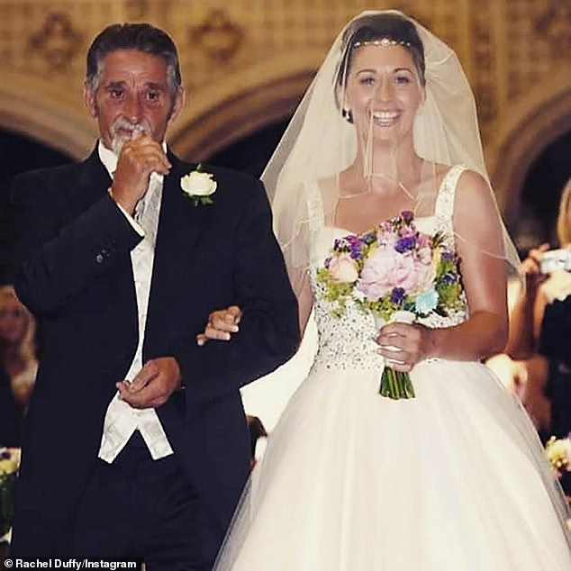 Rachel also lost her beloved father, Raymond Mullen, in 2016 when he was 67. Her Facebook profile picture is a photograph of him walking her up the aisle on her wedding day