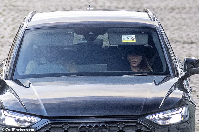 The star kept her head low after her son released a scathing six page rant earlier this week