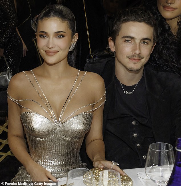 Jenner has been supporting Chalamet at star-studded Hollywood events such as the Golden Globes, with the awards season in full swing