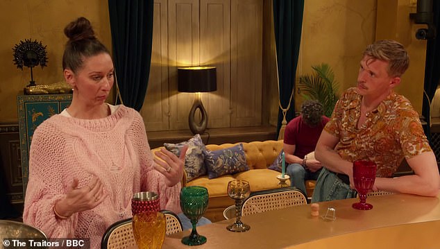 While thanking her fellow players for listening to her argument at the round table, she said: 'If I were a faithful, I would have murdered me'