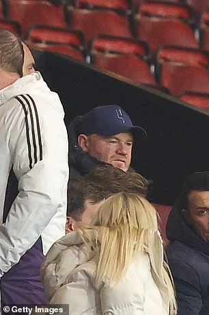 Wayne and Coleen Rooney were spotted in the crowd
