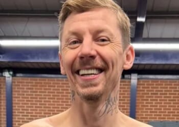 Professor Green shows off body transformation - and tattoo tribute to ex-fiancée