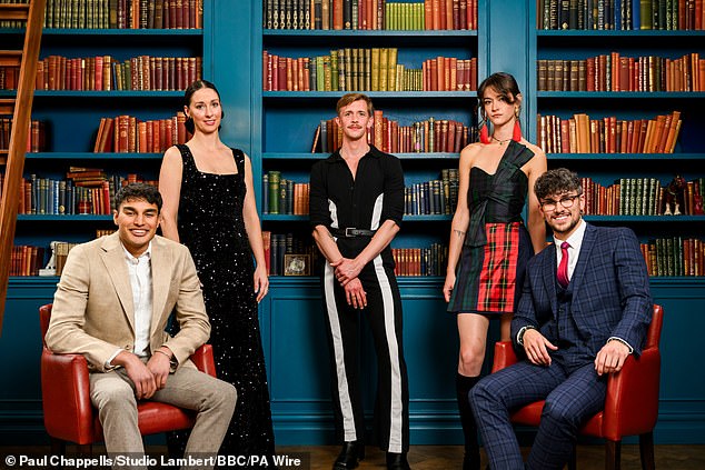 Stephen, Rachel, James Baker, Faraaz Noor, Jade Scott, and Jack Butler went head to head to be crowned winner of the fourth series of the BBC One show (L-R Faraaz, Rachel, Stephen, Jade, and Jack)