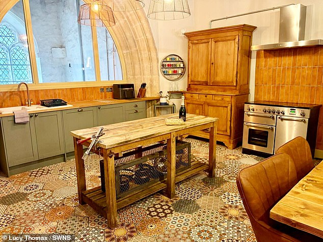 The couple have now finished their refurbishment project and it is now listed on Airbnb, featuring modern furnishings