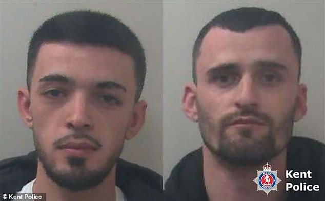 Klevis Arifi, 21, and Asllan Cani, 28, were jailed in September for a combined five years after police seized £35,000 of cocaine from their flat in Maidstone, Kent.