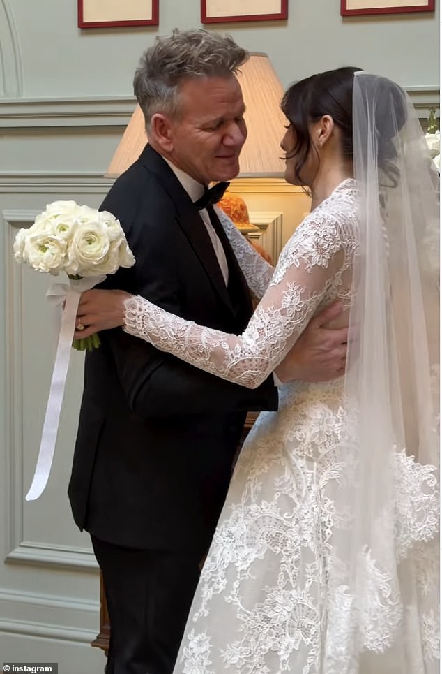 Holly's father Gordon got emotional as he gave his daughter away at the wedding... but his speech afterwards raised some eyebrows against the backdrop of the Peaty family row