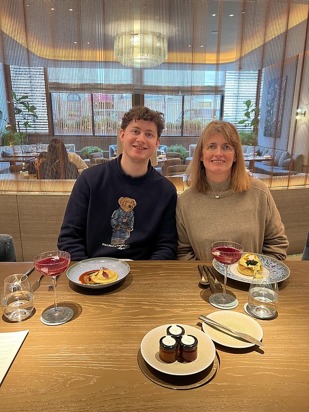 Who needs cornflakes? Jane Knight and her son Christian test out the capital's first-ever Michelin-starred breakfast tasting menu