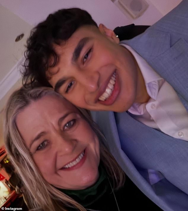 For the outing, Harriet Tyce, 52, appeared elated to have an evening with her former castmates as she posed with Jack, Faraaz and James