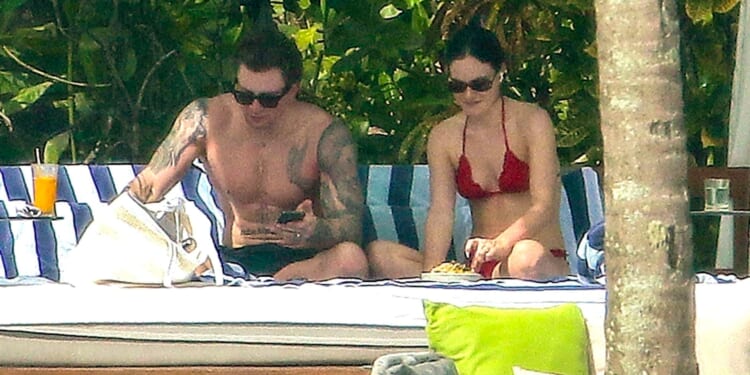 Holly Ramsay and Adam Peaty look loved-up on Mauritius honeymoon as they relax after wedding family drama