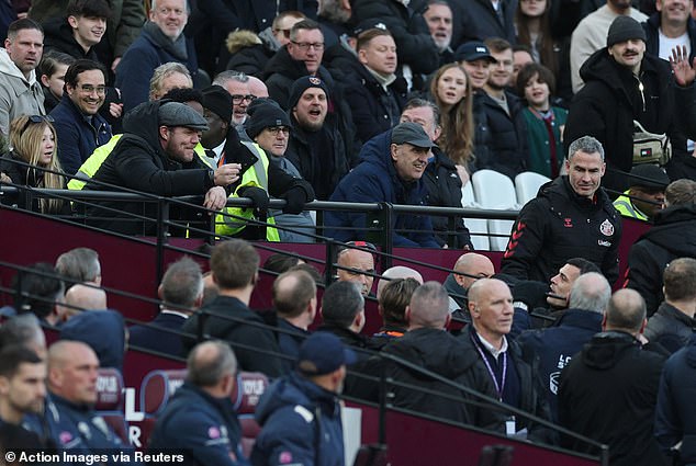 The midfielder traded seemingly tense words with supporters during the final exchanges of West Ham's 3-1 win over Sunderland