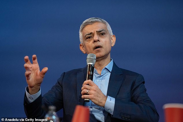 Sadiq Khan, Mayor of London, speaks on stage during the Fabian Society New Year Conference in London