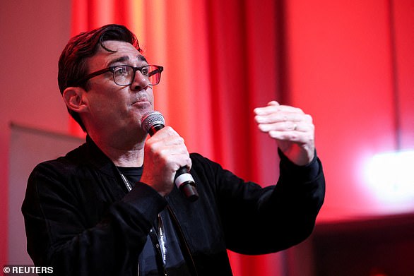Andy Burnham, mayor of Greater Manchester speaks at a fringe meeting during the Britain's Labour Party's annual conference in Liverpool in September