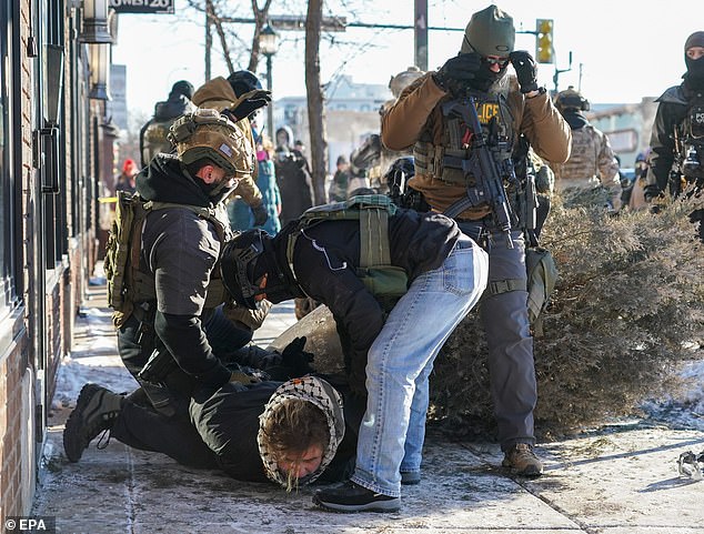 Several witnesses were transported to the Bishop Henry Whipple Federal Building as ICE agents tried to order local police to leave the scene, but Minneapolis Police Chief Brian O’Hara refused