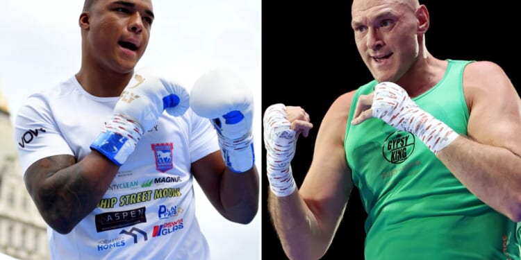 Tyson Fury calls out Fabio Wardley for huge all-British heavyweight world title fight