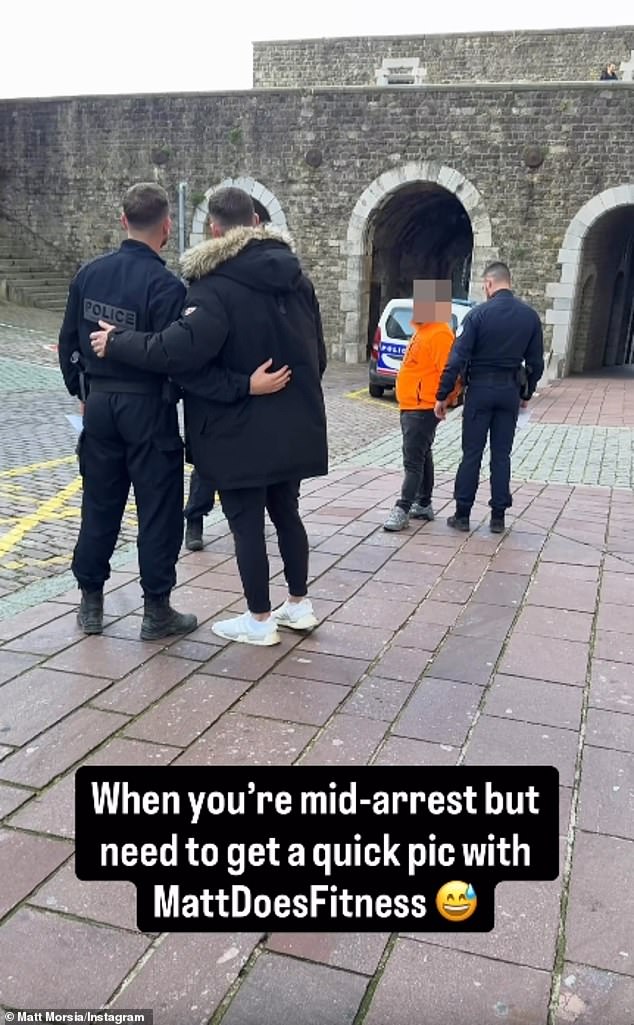 Earlier this week, Gladiators star Legend was left baffled when he was stopped for a photo by police officers while they held someone in handcuffs