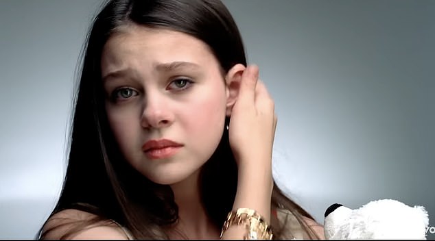 The clip started going viral after a fan shared it with the caption: 'remember when Nicola Peltz, aged 13 at the time, was one of the angry teens in Miley Cyrus's '7 Things¿