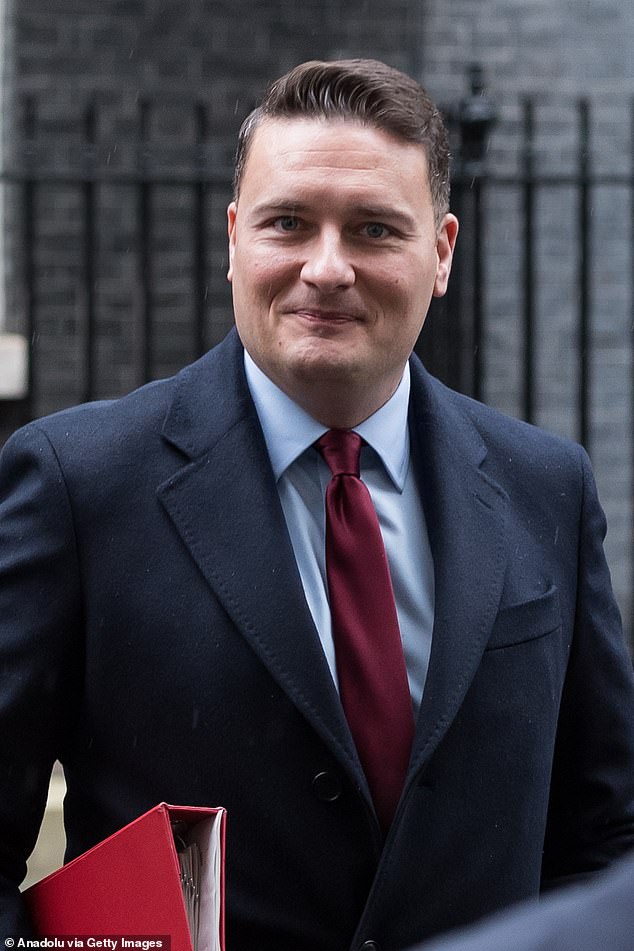 Health Secretary Wes Streeting (pictured on January 13) is regarded by Mr Burnham’s supporters