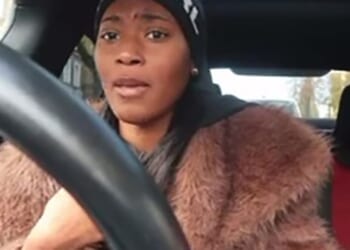 Apprentice star Carrington Saunders apologises after filming dangerous videos of herself while driving