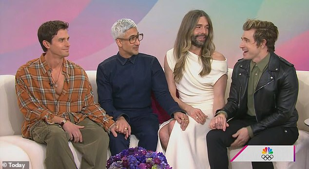 Hair stylist Jonathan said: 'I think one thing that I was so honored to learn from Kamaro during my time - just like he said in that package - we have to meet people where they're at. And he has taught people to center what they need'