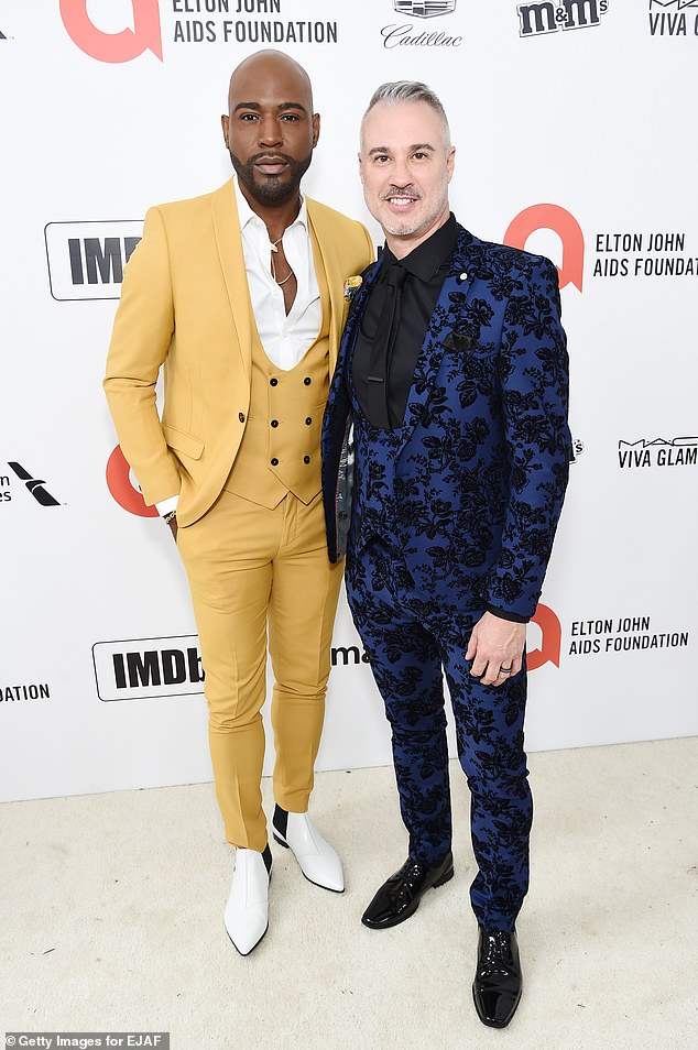 Back in 2020 Karamo made the difficult decision to split from his fiancéIan Jordan after 10 years together (pictured February 2020 in West Hollywood)