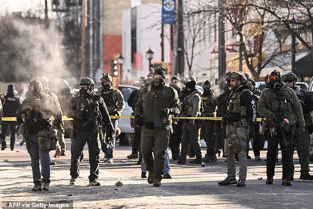 The chief said officials have identified the man - who is believed to have had a gun permit - though his name has not yet been released