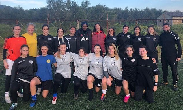 So entrenched was his story of fantasy that three time married Simms from Hemel Hempstead even used his heroic football past to secure a coaching job with a local Greek women's club