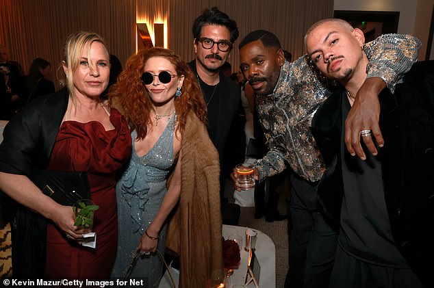 Lyonne partied it up with a slew of stars on the night of January 11, including Colman Domingo and Evan Ross