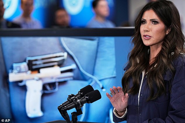 Homeland Security Secretary Kristi Noem defended the agents' actions, repeatedly insisting at a press conference that Pretti had 'brandished' a weapon, as video of the encounter continues to draw scrutiny