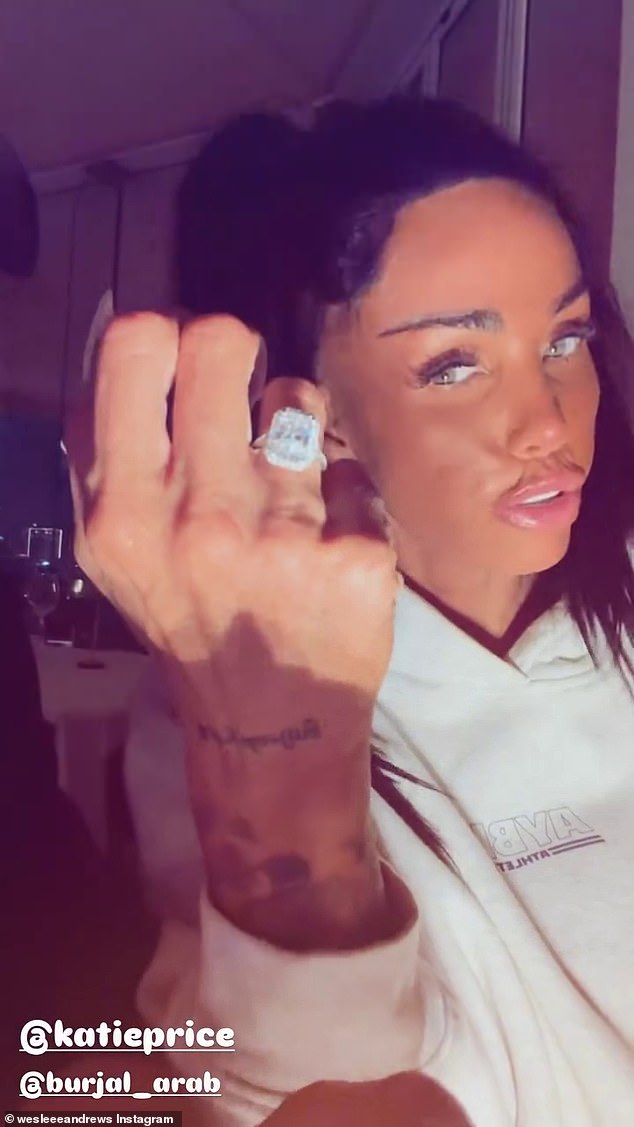 She has since announced her engagement to entrepreneur Lee Andrews, which came as a 'massive shock' to relatives who worry things may be moving too fast