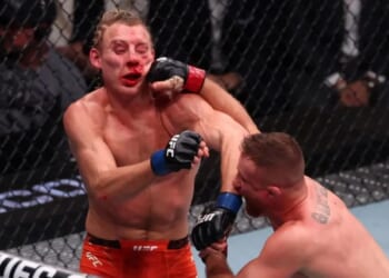 Paddy Pimblett rushed to hospital after bloody UFC 324 loss to Justin Gaethje in epic war crushes title hopes