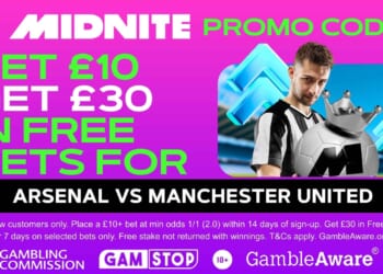 Claim £30 bonus for Arsenal vs Manchester United