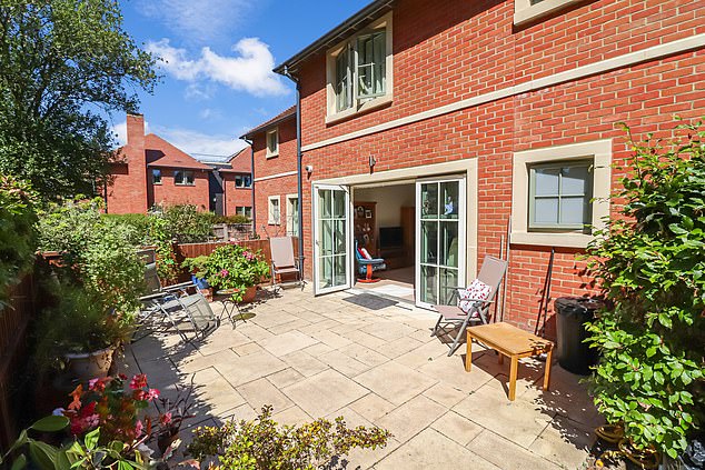 Patsy's smaller home in a retirement village in Buckinghamshire, which she says is much more manageable