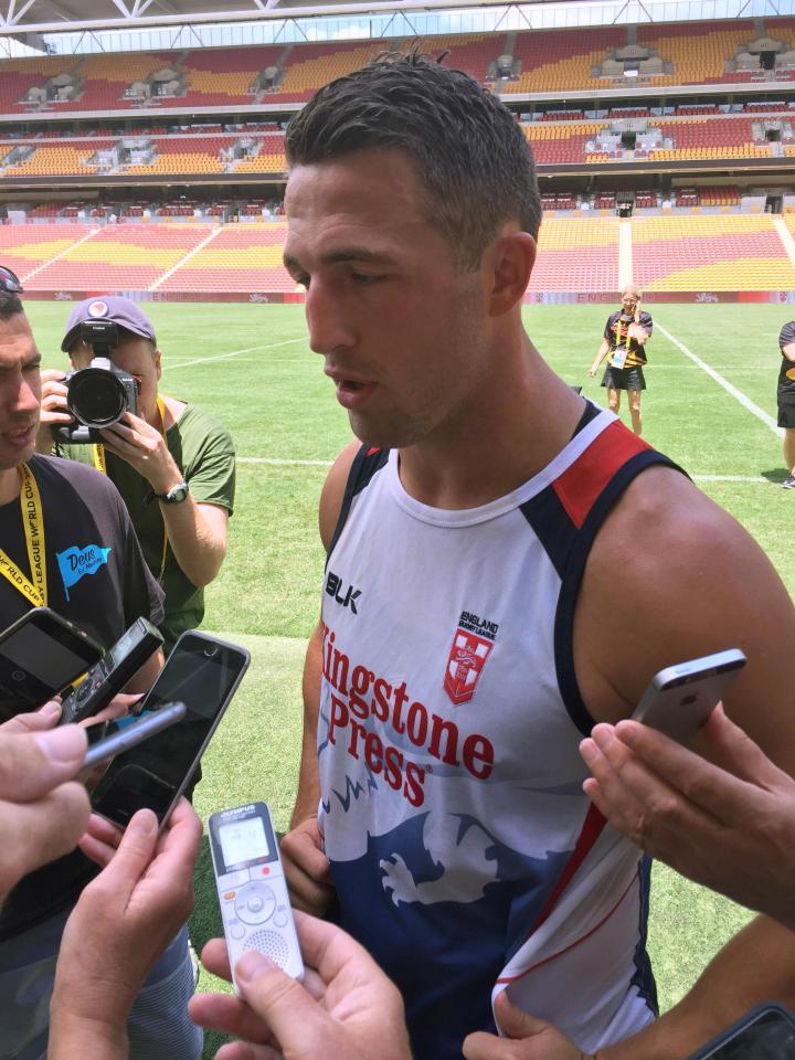 Sam Burgess will captain England in the World Cup Final