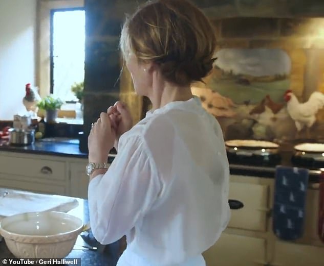 The ex Spice Girl, 53, has featured her culinary abode on YouTube, showing off the farm-inspired decor and granite worktops