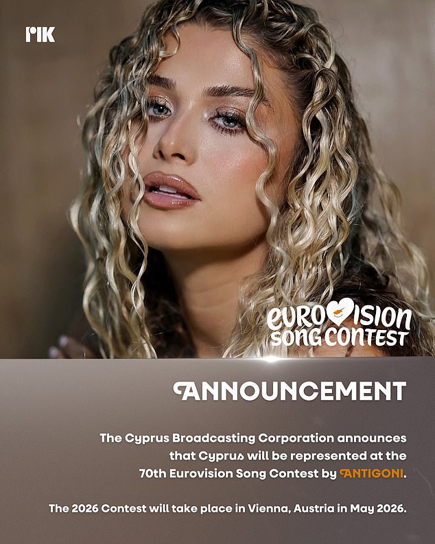 However things could be looking up for the star who is set to represent Cyprus in this year's Eurovision competition