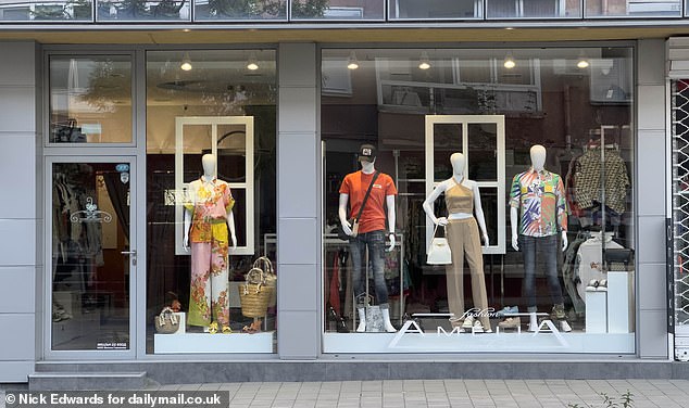 It took authorities too long to realise money was being sent back to Bulgaria (Pictured: A designer store in Sliven)