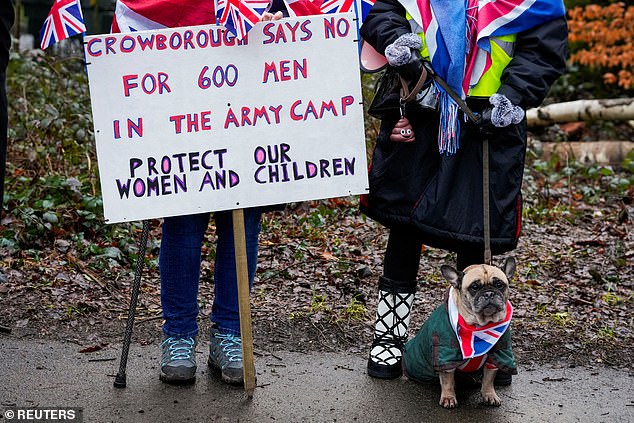 Locals aired vehement opposition to plans to house more than 500 asylum seekers in the barracks