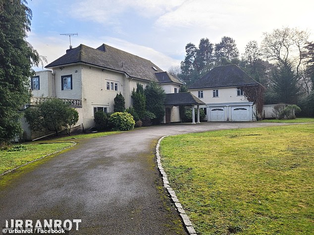 The trespassing was posted online by accounts related to 'urban exploring'