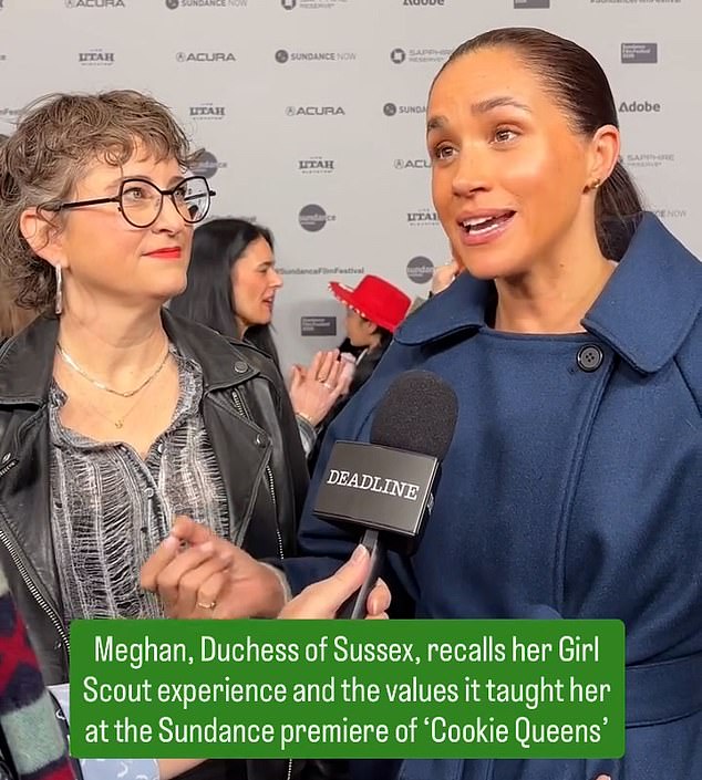 Meghan was interviewed alongside Cookie Queens director Alysa