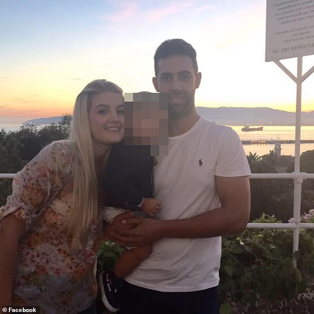 Her estranged husband, Juan Antonia Rueda, has been arrested after he handed himself in at a nearby prison and told officers: 'Arrest me, I've done something very bad'