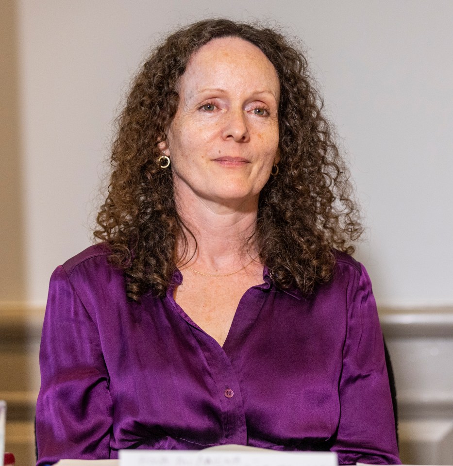 Fiona McAnena at a press conference hosted by For Women Scotland.