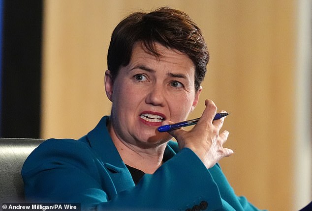 Baroness Ruth Davidson, the popular Scottish Tory leader, insisted the move was not about fuelling internal 'Tory wars'