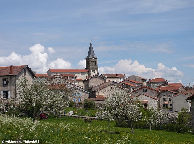 They moved to the French village of Vernassal (seen), where the population was a mere 362 as of 2020