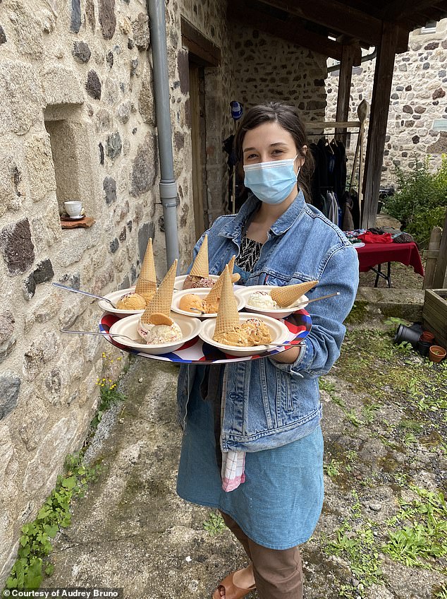 By October 2023, just over two years of living in Vernassal, Bruno felt like she was 'losing her mind, so she and her husband moved to the nearby city of Lyon instead