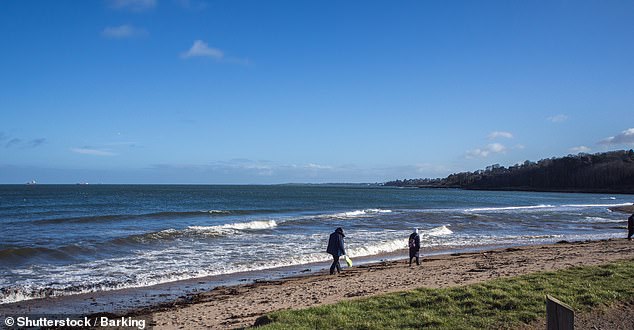 Three people were rescued from the water by the coastguard at around 1pm on Saturday
