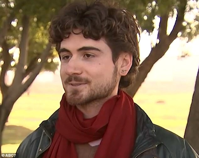 It remained unclear if Papoli was living at the estate when she died, as Navid (pictured) said she had moved to Newport Beach six months earlier for a peaceful, creative retirement