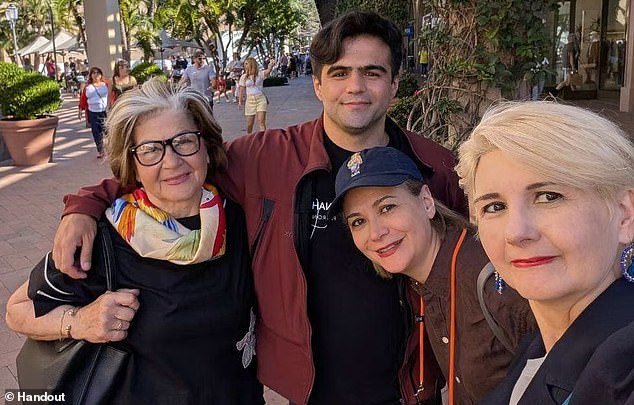 Navid said his mother, seeking a 'serene place' to nurture her creativity after leaving the corporate world, quickly immersed herself in the world of art