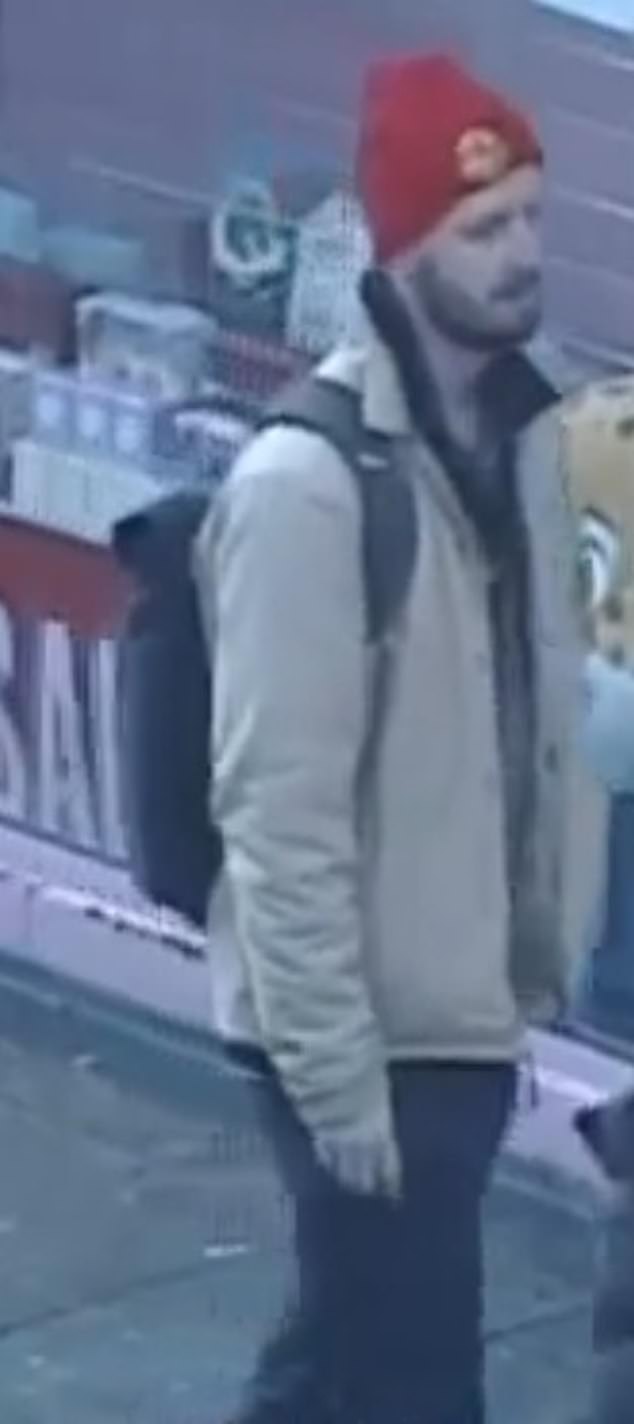 Police have released the picture of this man who helped three women who were in difficulty