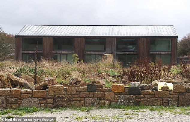 When the Daily Mail visited the site there was no sign of any activity, with neighbours saying builders packed up around a month ago